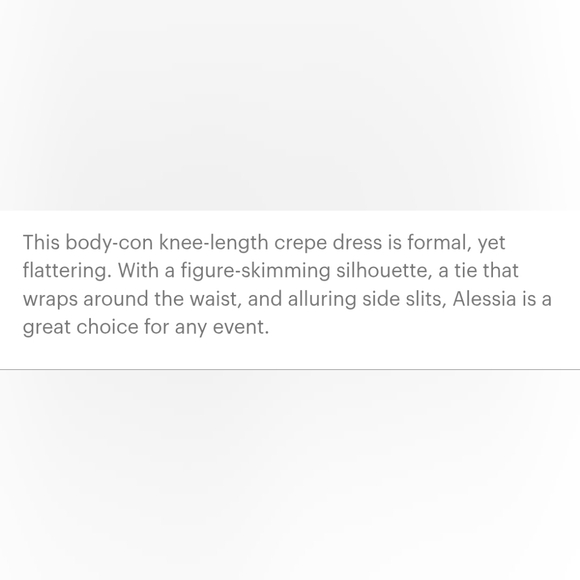 NWT Dress The Population Navy Alessia Midi Dress - Picture 5 of 10